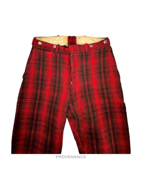 Other Designers Woolrich - Woolrich Wool Hunting Pants Knickers - Red/Black Plaid 34