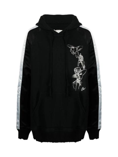 Greg Lauren SOUVENIR EMBROIDERED HOODIE