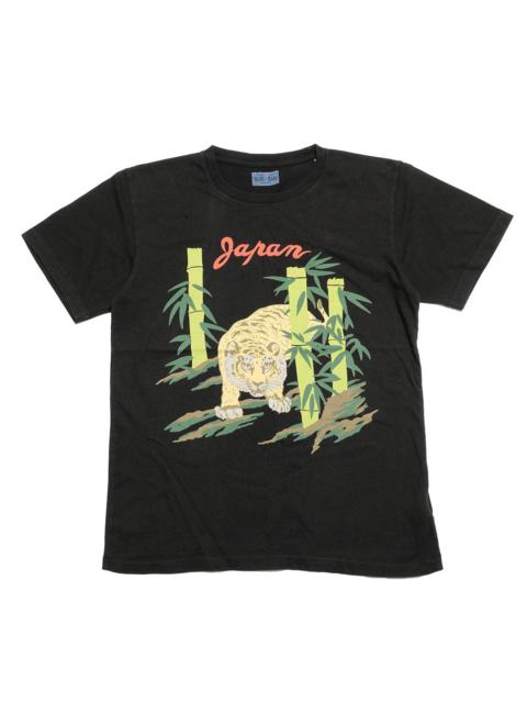 Blue Blue Japan Bamboo and Tiger Short Sleeve T-shirt - 1007634