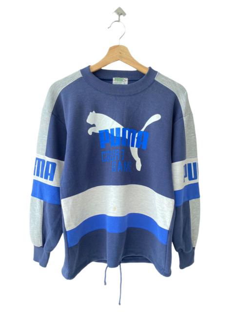 Other Designers Vintage 90s Puma Multicolor Crewneck Sweatshirt