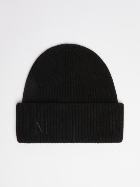 Max Mara MMRETINA Rib-knit cashmere beanie hat
