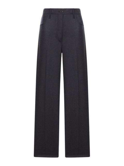 Prada Prada Women Wool Flannel Trousers