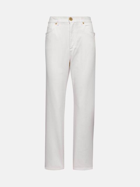 Balmain High-rise straight jeans
