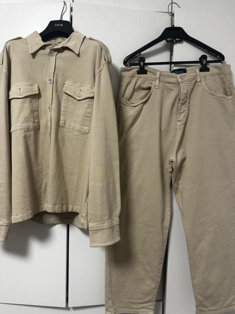 Other Designers Denim Beige Suit