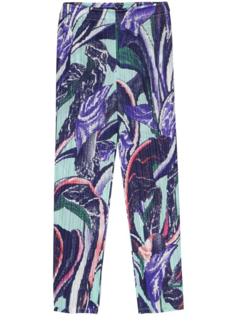 Pleats Please Issey Miyake Pleats Please Issey Miyake Women Pleated Cropped Trousers