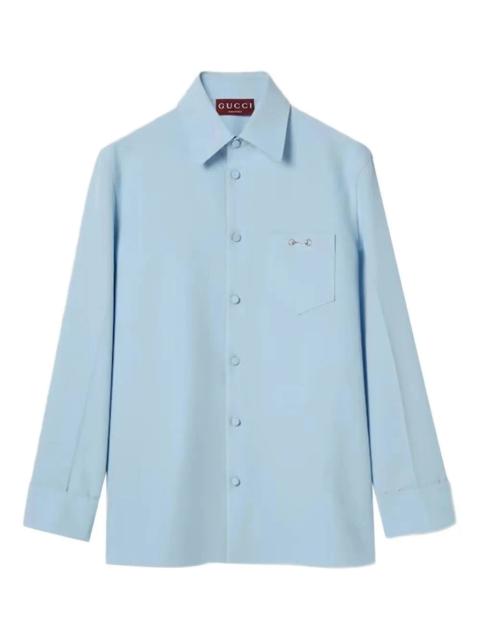 GUCCI Gucci Men Classic Skinny Polyester Shirt