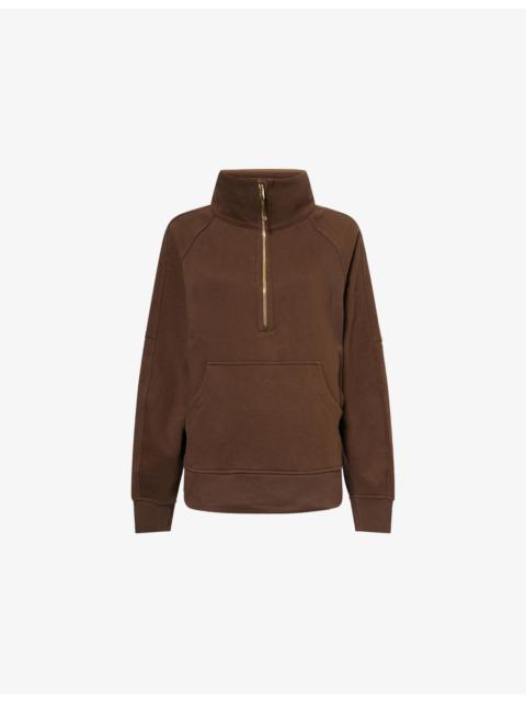 lululemon Scuba Half-Zip Cotton-Jersey Top