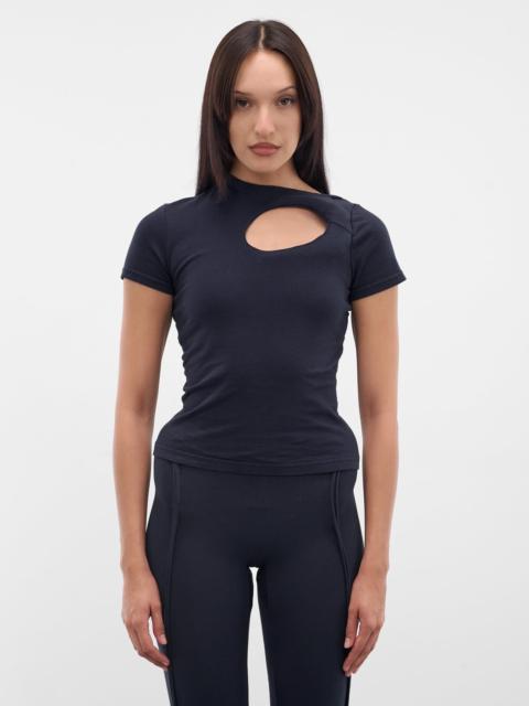 OTTOLINGER Navy Donut Cut-Out Tee