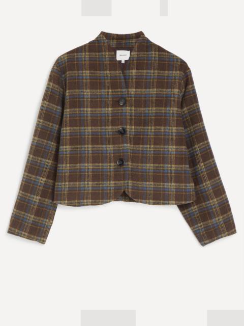 Reformation Owen Brown Plaid Jacket