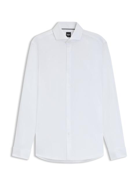 BOSS WRINKLE-RESISTANT SLIM-FIT SHIRT IN OXFORD COTTON