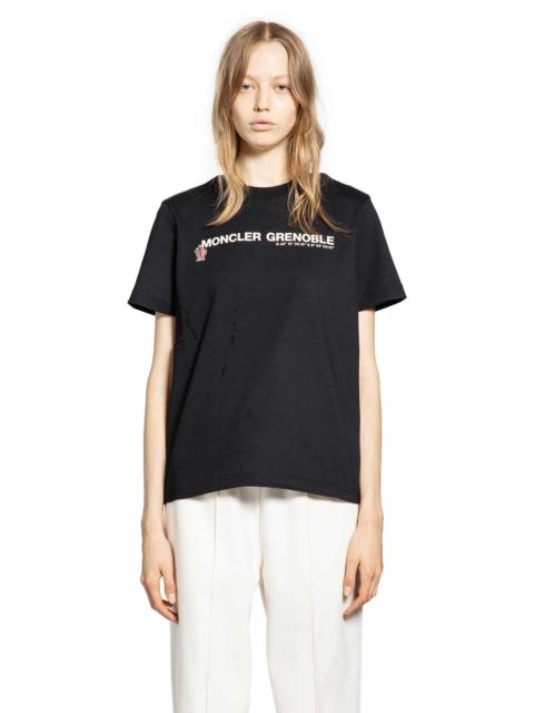 Moncler Grenoble Moncler Grenoble Woman Black T-shirts & Tank Tops