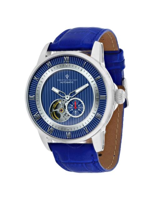 Other Designers Christian Van Sant Viscay Automatic Blue Dial Men's Watch CV0553