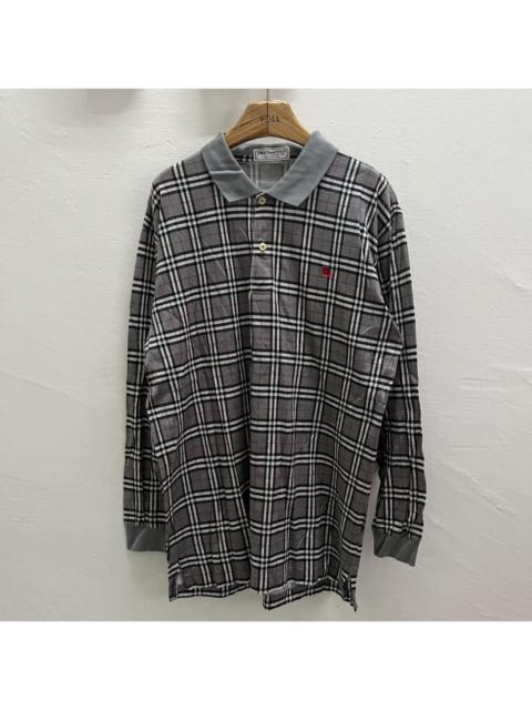 Burberry 🔥Vintage Burberrys Nova Check Longsleeve Polos Tees