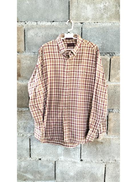 Other Designers Vintage Flannel Levis Big E 90s single pocket menswear