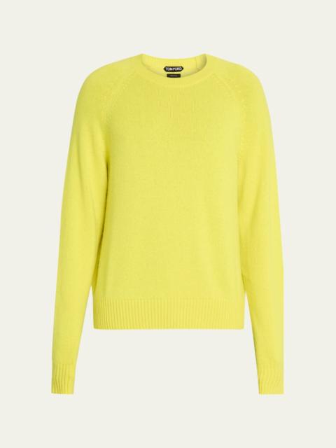 TOM FORD Men's Felted Cashmere Crewneck Sweater