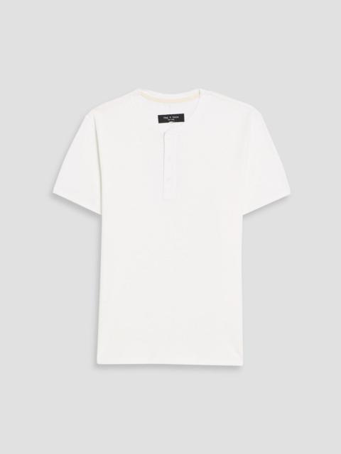rag & bone Slub cotton-jersey Henley T-shirt
