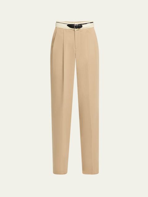 HommeGirls® Pleated Pants with Belt