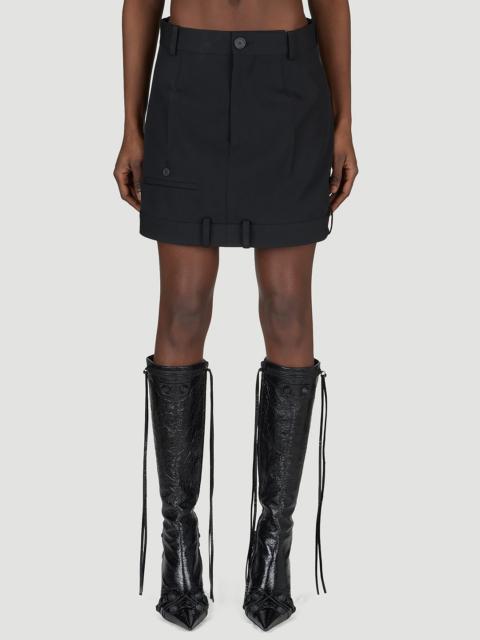 BALENCIAGA Balenciaga Women Deconstructed Mini Skirt