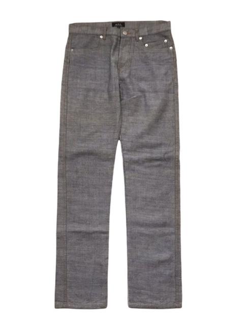 A.P.C. A.P.C. Silver Colour Trouser Pants