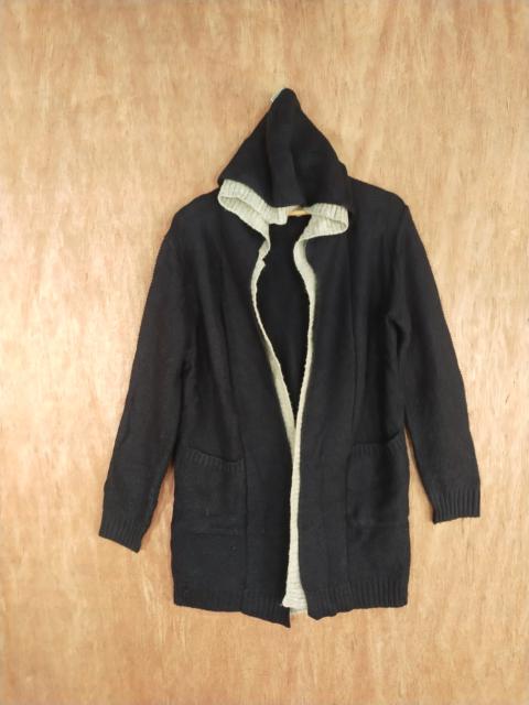 Other Designers Homespun Knitwear - Rose o-r black long cardigan Knitwear hoodie #S087