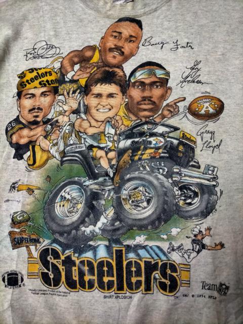 Other Designers Vintage Pittsburgh Steelers Caricature 90s Sweatshirt