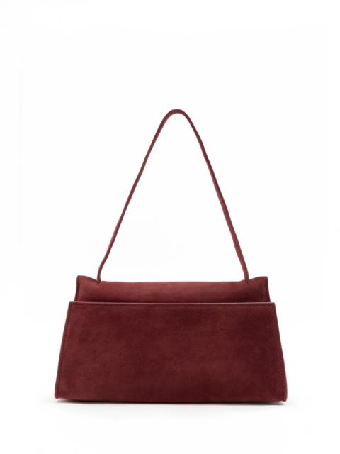 Elleme Long Papillon Suede Burgundy