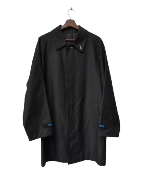 SOPHNET. Japanese Brand Sophnet Black Long Coat Jacket
