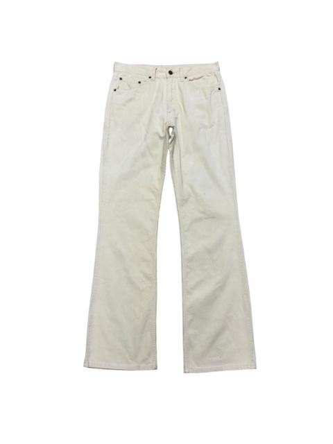 Levi's Vintage Levis 517 Corduroy Creamy Flare Jeans Hedi Slimane