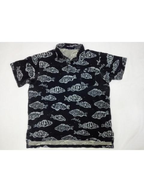 Other Designers Polo Ralph Lauren - POLO SPORT RALPH LAUREN ALL OVER FISH PRINTED SHIRT T