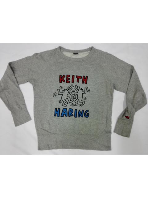 Other Designers Designer - Keith Haring Sweatshirt Best Friend Dancing SPRZ