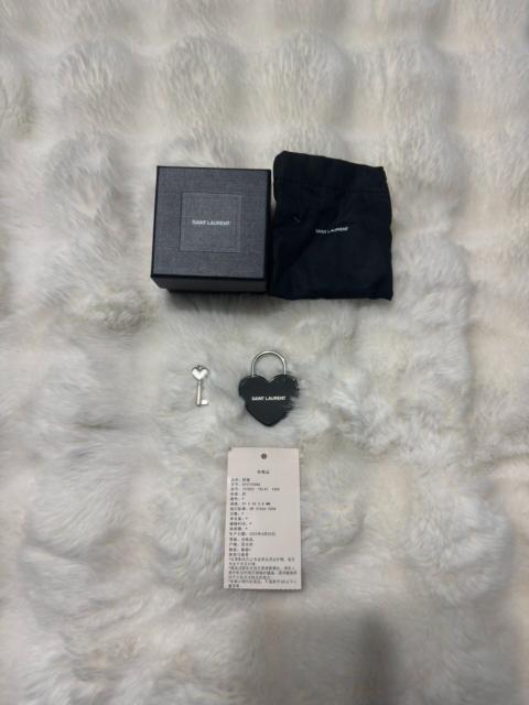 SAINT LAURENT Saint Laurent (YSL) Brand New Black & Silver Padlock