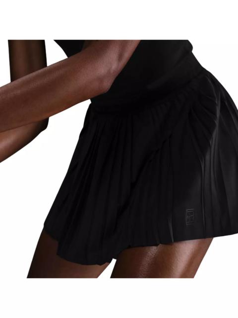 Nike Women's Court Advantage Dri-FIT Pleated Tennis Skirt -Black