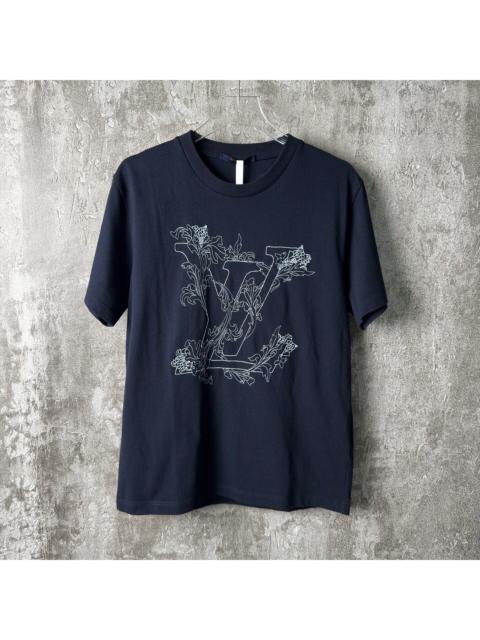 Louis Vuitton Louis Vuitton Floral Embroidered Short Sleeve Shirt