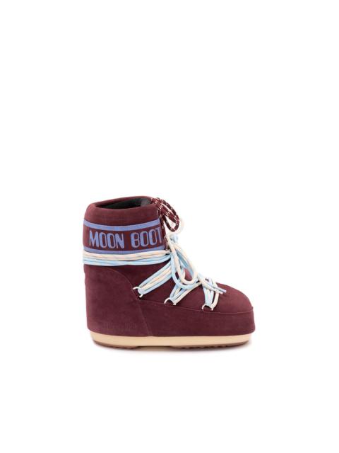 MOON BOOT `Icon Low Suede Laces` Boots