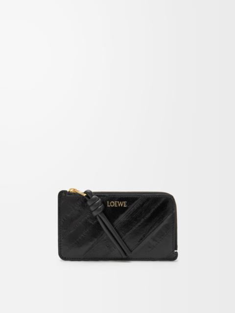 Loewe Knot coin cardholder in eel