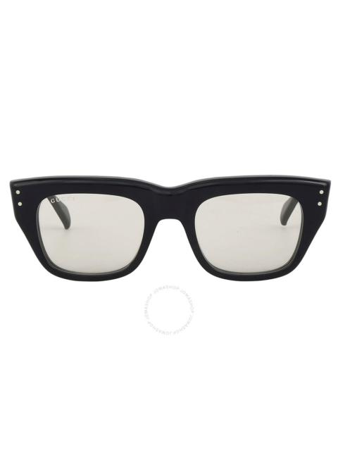 Open Box - Gucci Yellow Square Men's Sunglasses GG1365S 001 48