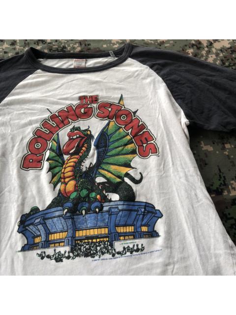 Other Designers Vintage - Vtg 00s The Rolling Stones Raglan Baseball Band Tshirt