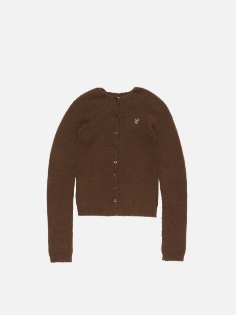 Acne Studios Button-up cardigan - Antique brown