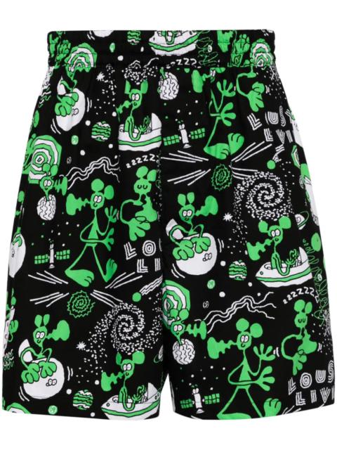 Cotton Broad Print Lousy Livin Shorts