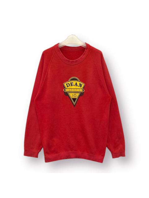 Other Designers 🔥 Vintage 90's DEAN Cigarettes Distressed Sweatshirt
