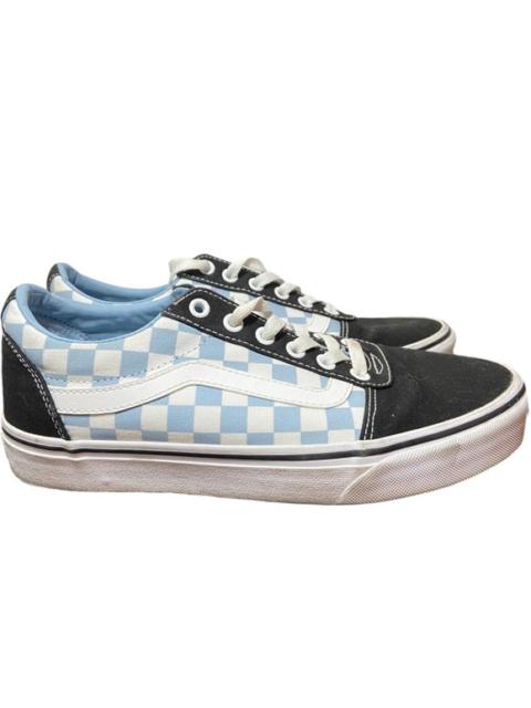 Vans checkered old skool canvas black white blue 9