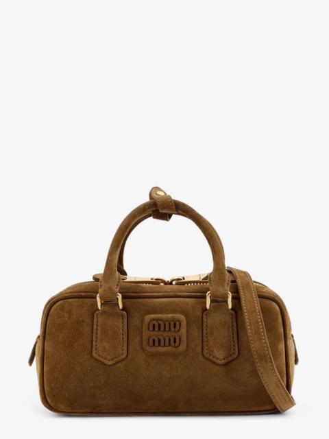 Miu Miu Miu Miu Arcadie Suede Shoulder Bag