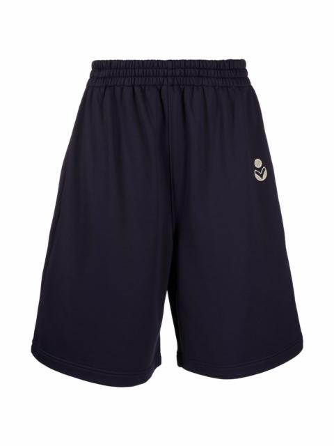 Isabel Marant LOGO-EMBROIDERED TRACK SHORTS