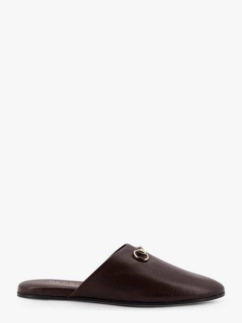 GUCCI Gucci Leather Mule With Horsebit