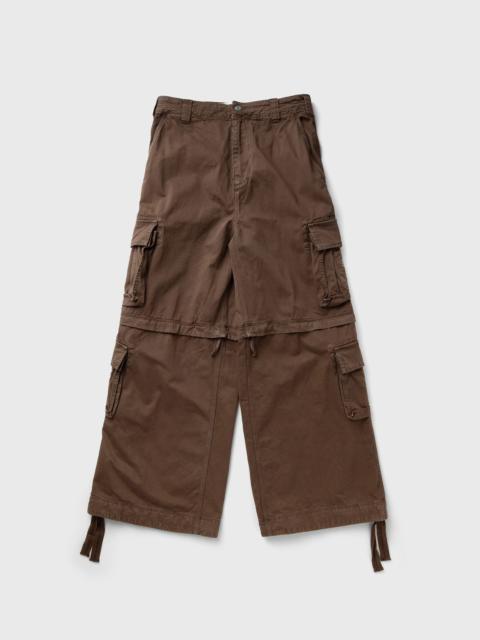 ERL ZIP-OFF CARGO PANTS WOVEN