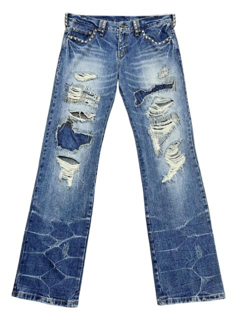 Kapital GRUNGE🔥MCD Studded Boro Patchwork Distressed Kapital Style