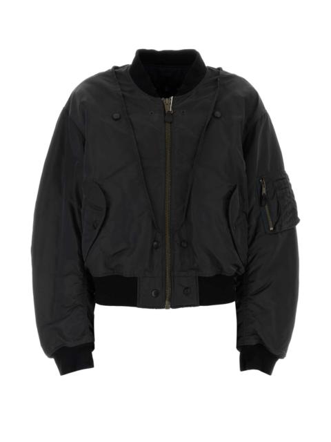 Maison Margiela Maison Margiela Women Slate Nylon Bomber Jacket