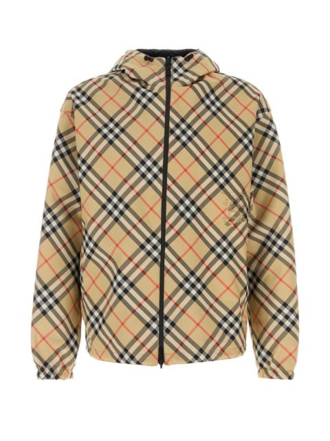 Burberry Burberry Men Embroidered Polyester Reversible Jacket