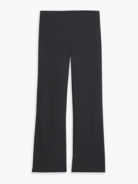 Theory Cotton-blend twill kick-flare pants