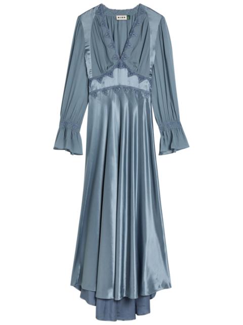 RIXO Rixo Arlena Silk-chiffon and Satin Midi Dress
